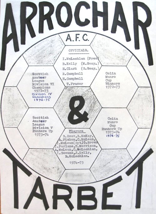 Arrochar Football Club 1970-1975