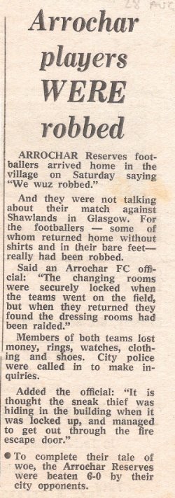 Arrochar Football Team
