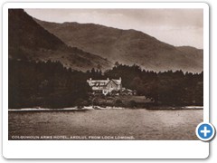 Colquhoun Arms Hotel, Ardlui, from Loch Lomond