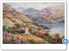 Loch Lomond Tarbet Hotel (colour art)