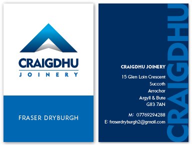 Craigdhu Joinery Arrochar - Fraser Dyburgh
