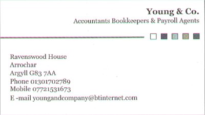 Young & Co. Accountants, Arrochar