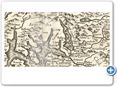 1595 - Gerhard MERCATOR - Scotia Regnum Southern Scotland